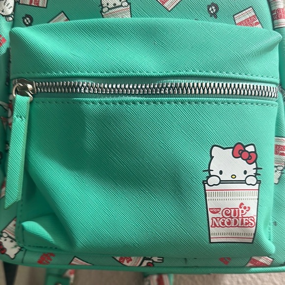 Hello Kitty Turquoise Backpack - Picture 2 of 3